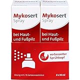 MYKOSERT Spray bei Haut- und Fußpilz 2X30 ml