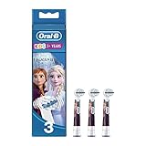 Oral-B Disney Frozen Elektrische Zahnbürstenköpfe, 3 Stück, ideal für empfindliche Zähne und Zahnfleisch, ab 3 Jahren