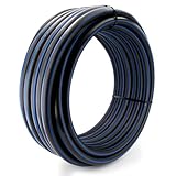 H2O-Flex® PE100 HD-Rohr 25 x 2,3mm HDPE PN16 Trinkwasserleitung DVGW, 25m Wasserleitung Versorgungsleitung Wasserrohr Bewässerung