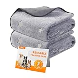 PICK FOR LIFE Haustier-Urinunterlage Waschbar Welpenunterlagen Matte für Hunde Schnell Absorbierend Haustier Hygieneunterlage für Welpen Alte oder Inkontinente Hunde, 79*92cm