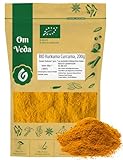 Kurkuma Pulver BIO 200g | Curcuma Kurkumawurzel gemahlen | Gewürzpulver Gelbwurz Turmeric Powder | Herkunft Indien | Organic Bio-zertifiziert DE-ÖKO-039