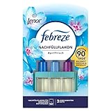 Febreze 3Volution Aprilfrisch Duftstecker Nachfüller 20ml, 3 Abwechselnde Düfte Bekämpfen Gerüche