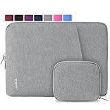 NEWHEY Laptophülle 14 Zoll Stoßfest Laptop Notebook Tasche Hülle Wasserdicht Schutzhülle Sleeve Case Kompatibel 14 mit Klein Fall Grau