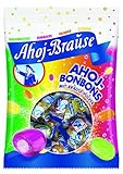 Ahoj-Brause Ahoj-Bonbons Beutel – Ahoj-Bonbons mit Brausefüllung - 4 verschiedene Geschmacksrichtungen: Himbeere, Orange, Zitrone und Waldmeister - 150 g