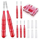 UKCOCO 50 Stück Interdentalbürsten Kunststoff 3mm Mundpflege Reinigungsbürsten für Zuhause und Reise Zahnzwischenraum Reinigung Zubehör