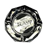 Raw DarkSide Aschenbecher aus Glas - Raw Dark Side Ashtray, Mittel