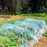 PE Gewächshaus Abdeckfolie für Landwirtschaft und Garten mit UV-Schutz und starker Zugfestigkeit für ganzjährige Pflanzenschirmung (2*2m)