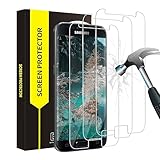 Carantee Schutzfolie für Panzerglas für Samsung Galaxy S7, 3 Stück 9H Härte Schutzglas, Kratzfest, 2,5D-Abdeckung, Sensitive Touch, Anti-Öl, Keine Blasen, Hoch Definition Samsung S7 Displayschutzfolie
