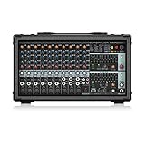 Behringer EUROPOWER PMP2000D 2000 Watt 14-Kanal-Powermixer mit Klark Teknik Multi-FX-Prozessor und Wireless-Option
