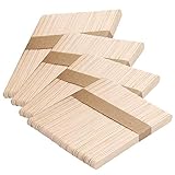 Eisstiele aus Holz, 200 Stück, Eisstiele, Lolli-Sticks für DIY Handwerk/Pflanzenetiketten/Holzhandwerk/Garten/kreatives Handwerk