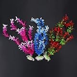 Yunseity Simulations-Wasserpflanze, Langlebige Kunstoff-Wasserpflanze, Robust, Einfach für Aquarium Zu Haus