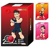TEKXYZ Boxen Reflexball (BR), 2 Verschiedene Boxbälle mit Kopfband, perfekt für Reaktion, Agilität, Schlaggeschwindigkeit, Kampffähigkeit und Hand-Augen-Koordinationstraining