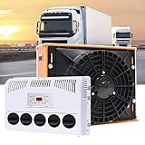 Tragbare Split-Klimaanlage, universelle geräuscharme Kühlung mit Fernbedienung, ideal für Sattelwagen, Busse, Wohnwagen, Bagger und Transporter