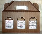 Original Gothaer Senf Geschenkbox 3 mit 3 Sechseckgläsern a´180ml