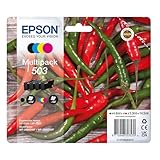 Epson Original 503 Tinte Chili Multipack 4-farbig Standard, XP-5200 XP-5205 WF-2960DWF WF-2965DWF, ReadyPrint Flex-Tintentarife