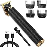 Professioneller Haarschneider Herren - T-Blade Kabellose Haarschneidemaschine für Männer, Wiederaufladbarer Bartschneider für Männer, Elektrischer Haarschneider für Männer & Pro Barbiere -