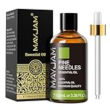 MAYJAM Kiefernnadeln Ätherisches Öl 100ML, Kiefernnadelnöl für Diffusor, Luftbefeuchter, DIY, Home，Wardrobes