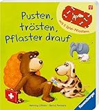 Pusten, trösten, Pflaster drauf! - Stickerbuch ab 2 Jahre, mit 5 bunten Pflastern zum Spielen