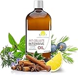 100% Natürlich Anti Cellulite-Öl 500 ml Massageöl, Cellulite Massagegerät. Penetrieren Sie 6 Mal besser als Cellulite Creme. Mit ätherischen Ölen. Straffendes Körperöl Body Oil
