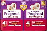 Pampers Progressi Maxi-Höschen, Doppelpack, Größe 4 (8-15 kg), 38 Windeln