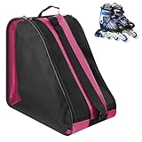 PORFOYO Rollschuh Tasche Inliner Tasche, Schlittschuhtasche für Kinder/Erwachsene, Verstellbarer Schultergurt, Atmungsaktiv Robust für Kinder/Erwachsene Herren Damen