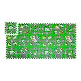 Relaxdays Puzzlematte Straße, 18-teilige Spielmatte, schadstofffrei, Eva Schaumstoff, Kinderzimmer, 178,5 x 90 cm, bunt