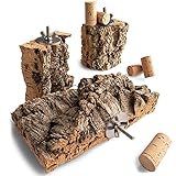 Perfektes XXL Set Korksitzbrett/Sitzstange im Vogelkäfig. Das Wellensittich-Kork-Spielzeug aus Natur-Kork.3 x Sitzbretter im Vogelkäfig für Deinen Wellensittich - Nymphensittich. Aus der EU.