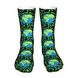 Sneaker Socken Tag Der Erde Jeden Tag Sportsocken Superweich Kompressionssocken Atmungsaktiv Classic Socken Für Trekking Laufen Basketball 40cm