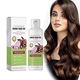 Onion Hair Oil with Redensyl, Onion Hair Oil for Hair Growth & Hair Fall Control, Onion, Biotin Shampoo, Lightweight, Fast-Absorbing, Haarwachstum Beschleunigen (1 Stück)