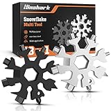 Hinshark Geschenke für Männer, 18 in 1 Schneeflocken MultiTool, Weihnachtsgeschenke Kleinigkeiten, Männergeschenke, Geburtstagsgeschenk Gadgets Kleine Lustige Geschenke für Männer Papa