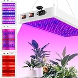 Grow Lights Vollspektrum, 216 LEDs Pflanzenleuchte, Höhenverstellbar mit 3 Modis, IP65 Wasserdicht - Große Abdeckung, Effiziente Photosynthese, Für Indoor Pflanzen Wachstum