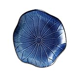 LABRIMP 1 Stück Vintage Keramikplatte für Westliche Speisen Steak Pasta Dessert Geschirr für Restaurant und Zuhause Spülmaschinengeeignet für Verschiedene Lebensmittel