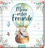 Meine ersten Freunde (Aquarell-Optik): Freundebuch für Kita, Krippe, Kindergarten, für Jungen und Mädchen ab 2 Jahren