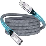 USB C Verlängerung kabel,1M 20Gbps/240W/5K@60Hz USB C 3.2 Extender,4K@144Hz Typ C Video Verlängerungs kabel Stecker zu Buchse Kompatibel mit iPhone 16/Plus/Pro/Pro Max/iPhone 15/MacBook Pro/iPadPro