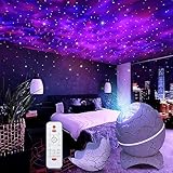 lichtprojektor,Mit drahtlosem Musikplayer,sternenprojektor kinder,Aurora-Effekt,Mit weißem Rauschen,Fernbedienung und Timer,galaxy egg geeignet für die Einrichtung von Erwachsenen-und Kinderzimmern