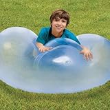 Große Wasserblasenball Wasserball Transparenter Hüpfballon, Water 47 Zoll Bubble Ball für Erwachsene Kinder, Wiederverwendbar Magischer Blasenball hüpfende Luftballons für Pool Garten Party