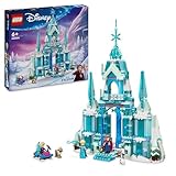 LEGO | Disney Frozen Elsas Winterpalast, BAU- und Spielset für Kinder mit Modell-Palast und Minifiguren ELSA und Anna, Geschenk für Mädchen, Jungen und Filmfans ab 6 Jahren 43244