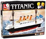 Sluban Klemmbausteine SlubanM38-B0576 SL95336, Kleiner Bausatz (194 Teile) [M38-B0576], Spielset, Klemmbausteine, Schifffahrt, mit Spielfigur, Titanic, bunt