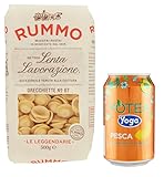 12er-Pack Rummo Pasta Orecchiette N°87,Italienische Nudeln aus Hartweizengrieß,500g + 1er-Pack Kostenlos Yoga Eistee Pfirsich 330ml Dose