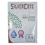 Silver Cote Paper Tree Free Kopierpapier zum Bedrucken von Briefpapier und Einladungen, Etiketten und Anhängern, DIN A4, 72 g/m², Packung mit 5 x 500 Blatt.