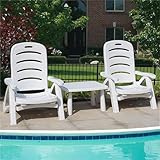 NEONMAN Strandliege Liegestühle am Pool Camping Liegestuhl Vielseitig Verstellbar Wasserdicht und Hitzebeständig Faltbar mit Rollen Für Schwimmbäder Geeignet