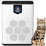 Luftreiniger für Allergiker, mit 2 × H14 HEPA Filtern & Waschbarem Vorfilter, CADR 350 m³/h, Große Räume bis 120 m², 6-stufiges Filtersystem, gegen Pollen, Tierhaare, Rauch & Raucherzimmer