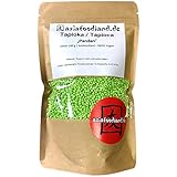 Asiafoodland - Tapioka / Tapioca - Perlen - Pandan - köstlicher Vanille Geschmack - grün - hochwertig - für Pudding und mehr, 1er Pack (1 x 180g)