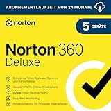 NORTON 360 Deluxe 2025 │ 5 Gerät │ 1 Benutzer │ 2 Jahre │ Aktivierungscode per Email