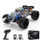 Rhybor Ferngesteuertes Auto 1:16 RC Offroad 40KM/H Monster Truck Buggy 4WD LKW Car mit 40+ Minuten Spielzeit Fernbedienung Auto Spielzeug Geschenk für Kinder & Erwachsene