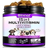 15-in-1-Multivitamin präparate für Hunde, Multivitamin für Hüfte und Gelenke von Hunden, natürliche tägliche Vitamin-Kautabletten für Hunde, Unterstützung der Tiergesundheit, Haut, Immunität