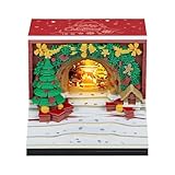 3D-Kalender 2026 | 2026 3D-Notizblock-Kalender, Kunstnotiz, Zeitscheiben, Abreißkalender, Desktop-Dekoration, Weihnachtsbogen, Notizblock, Schreibtisch, geeignet für Zuhause, Schule und Büro