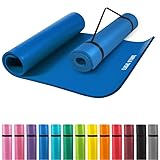 GORILLA SPORTS® Yogamatte - 190x60x1,5 cm oder 190x100x1,5 cm, mit Tragegurt, Phthalatfrei, Rutschfest, Farbwahl - Gymnastikmatte, Fitnessmatte, Sportmatte, Trainingsmatte, Übungsmatte