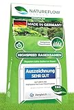 Rasen Nachsaat 1kg - Rasensamen schnellkeimend aus Deutschland für 40qm - Zuverlässige Rasennachsaat - Rasensaat zur Reparatur für Ihren Traumrasen