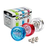 Yomega 3 Legendary Spinners The Original Yoyo with A Brain + Fireball Transaxle YoYo + Spectrum – Light up with LED Lights for Kids Beginner, Intermediate and Pro Level String Trick Play